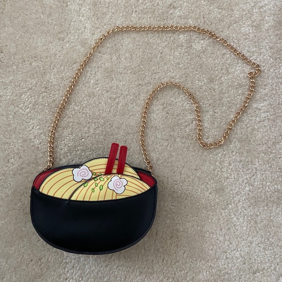Handbags - ramen noodle shaped crossbody bag